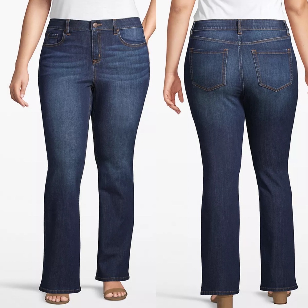 Lane Bryant Mid-Rise Bootcut Jeans